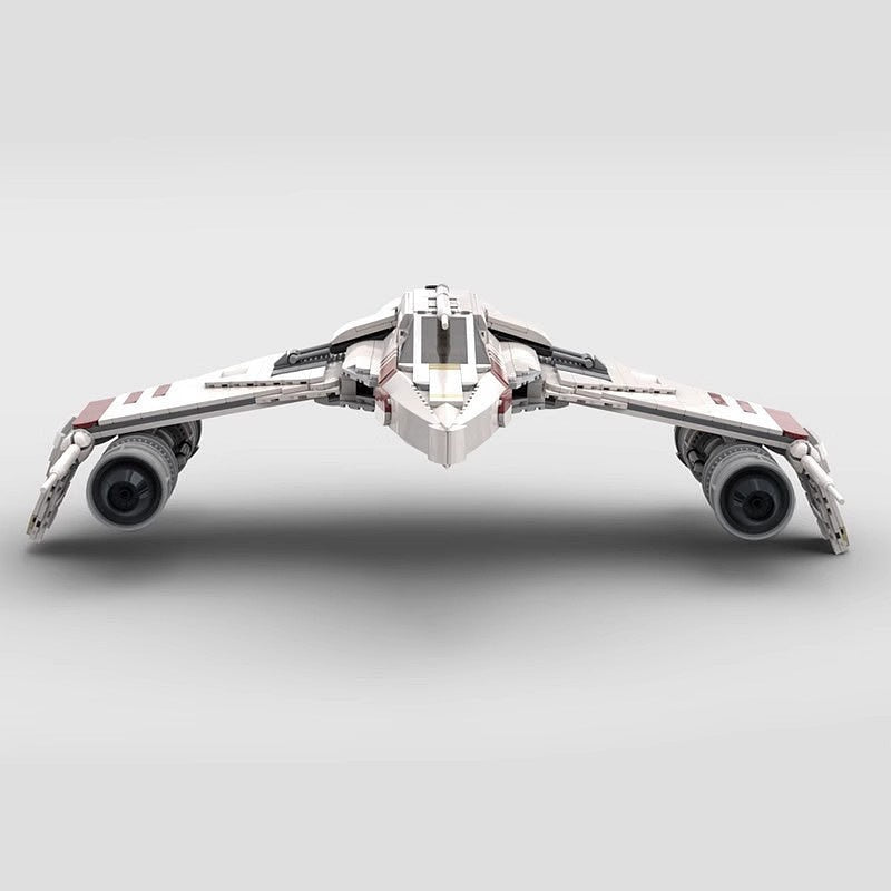 Escort Wing Starfighter MOC Spaceship Building Kit | Futuristic Fighter - 5