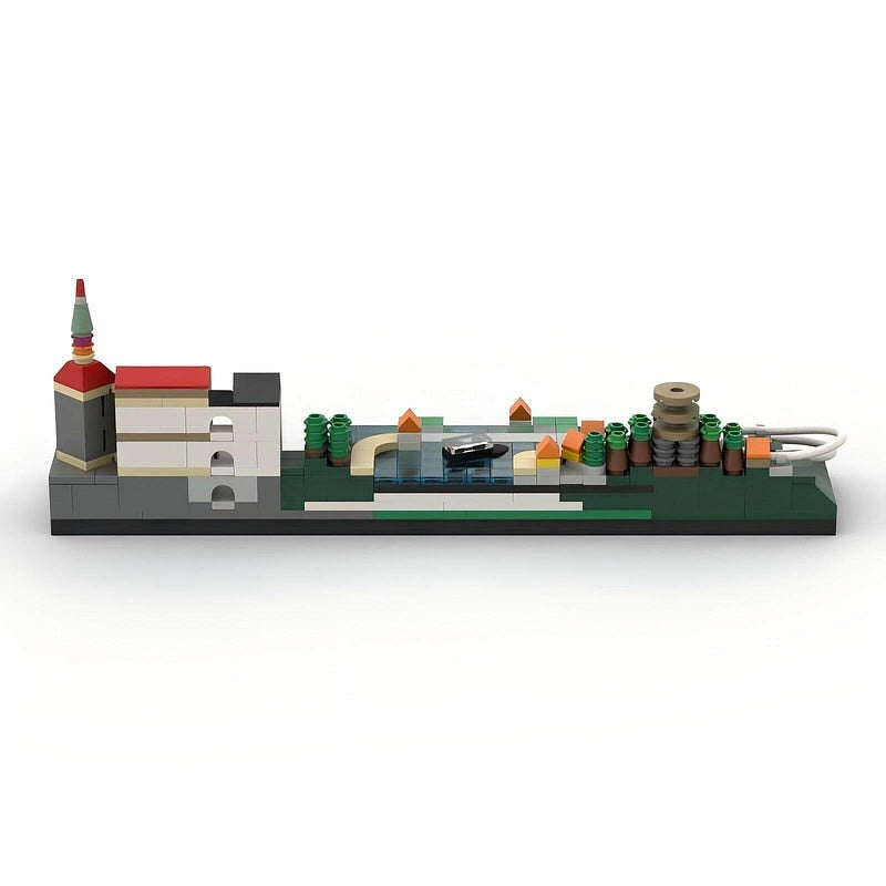 Český Krumlov Skyline MOC Building Kit | Historic European Architecture - 3