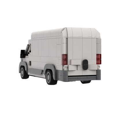 European Jumbo Cargo Van MOC Vehicle Building Kit - 3
