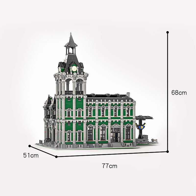 European Modular Train Station Building Kit | LEGO-Compatible MOC - 3