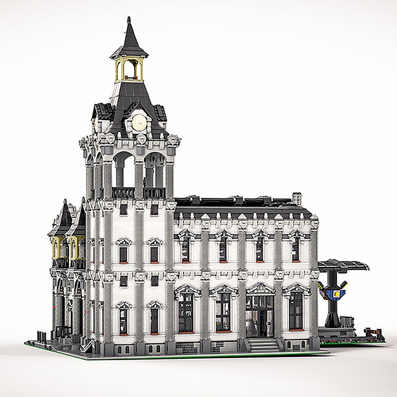 European Modular Train Station Building Kit | LEGO-Compatible MOC - 5