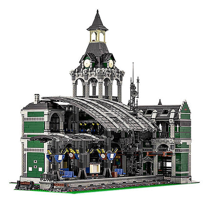 European Modular Train Station Building Kit | LEGO-Compatible MOC - 6