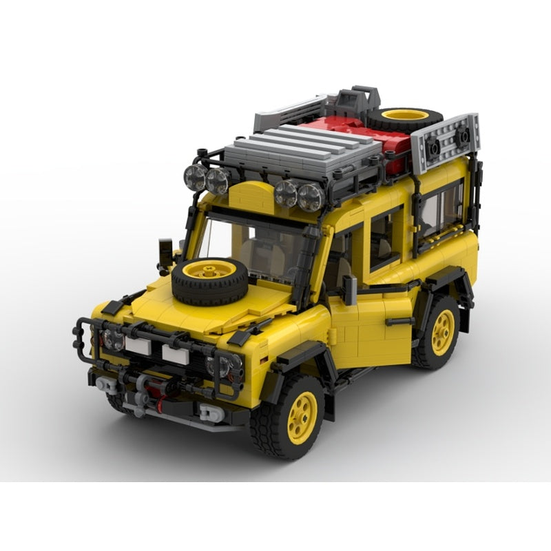 Expedition 4x4 Off-Road Vehicle with Water Trailer MOC Building Kit - 3