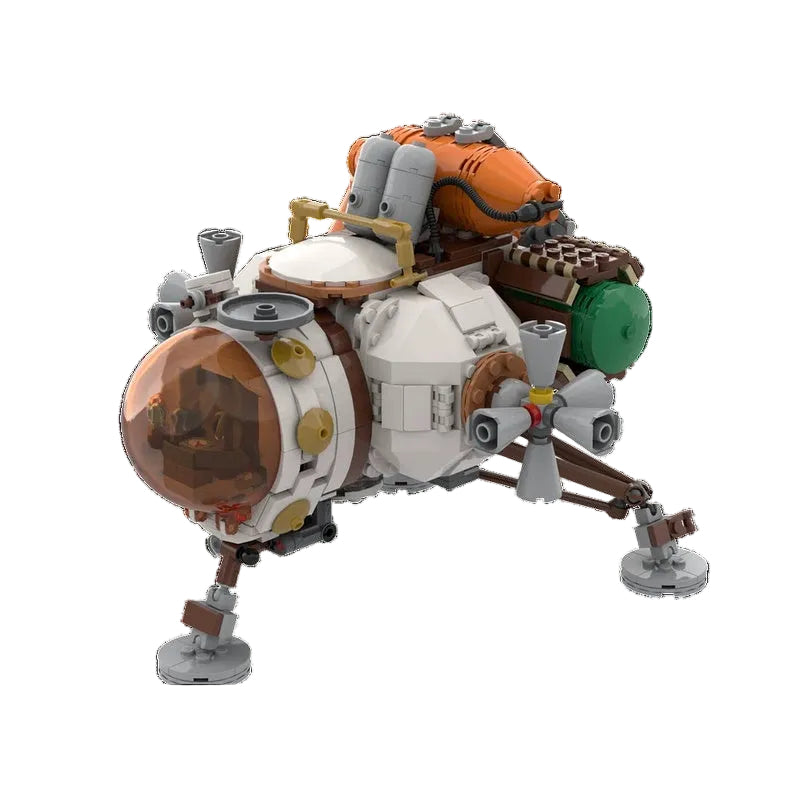 Exploration Ship MOC Building Kit | Sci-Fi Spacecraft Display Model - 1