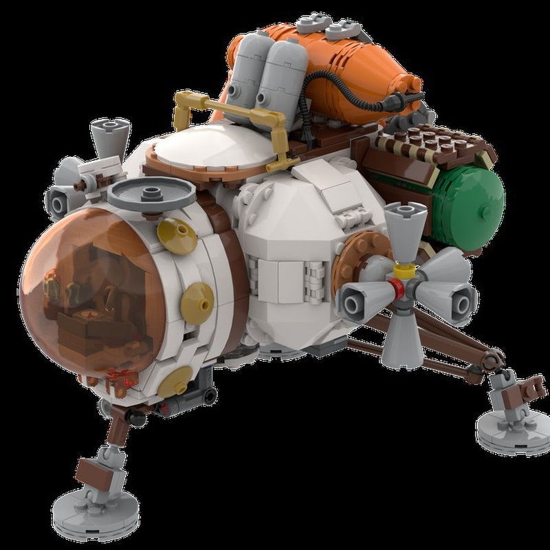 Exploration Ship MOC Building Kit | Sci-Fi Spacecraft Display Model - 4