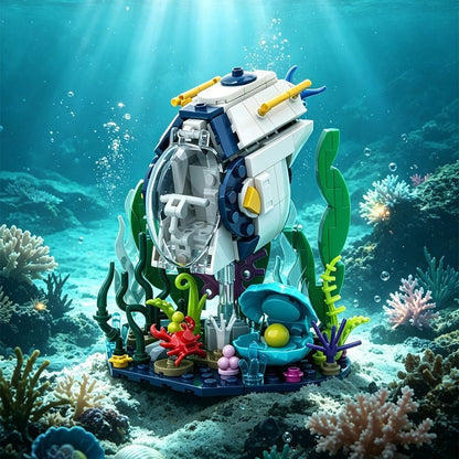 Exploration Submersible MOC Building Kit | Sci-Fi Underwater Vehicle - 1
