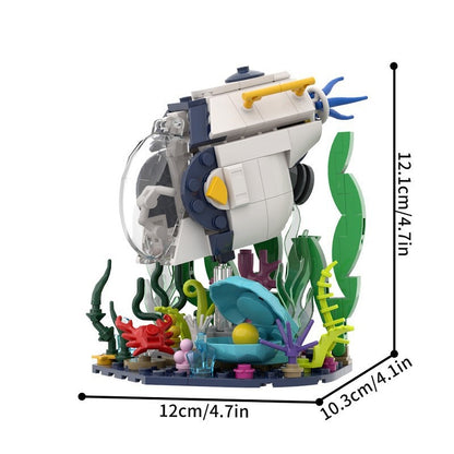 Exploration Submersible MOC Building Kit | Sci-Fi Underwater Vehicle - 3