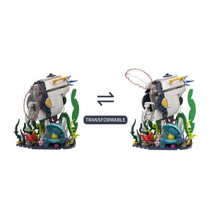 Exploration Submersible MOC Building Kit | Sci-Fi Underwater Vehicle - 4