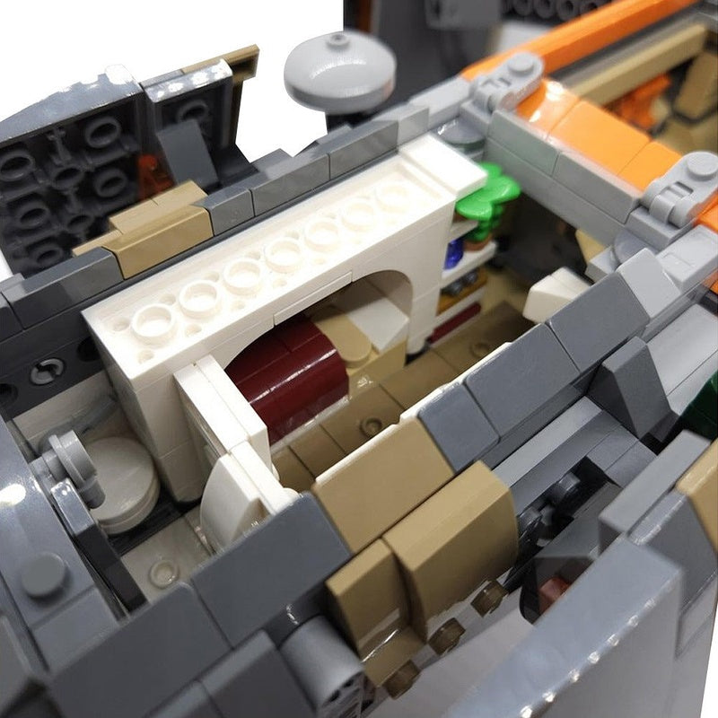 Explorer One Spaceship MOC Building Kit | Deep Space Exploration Vessel - 6