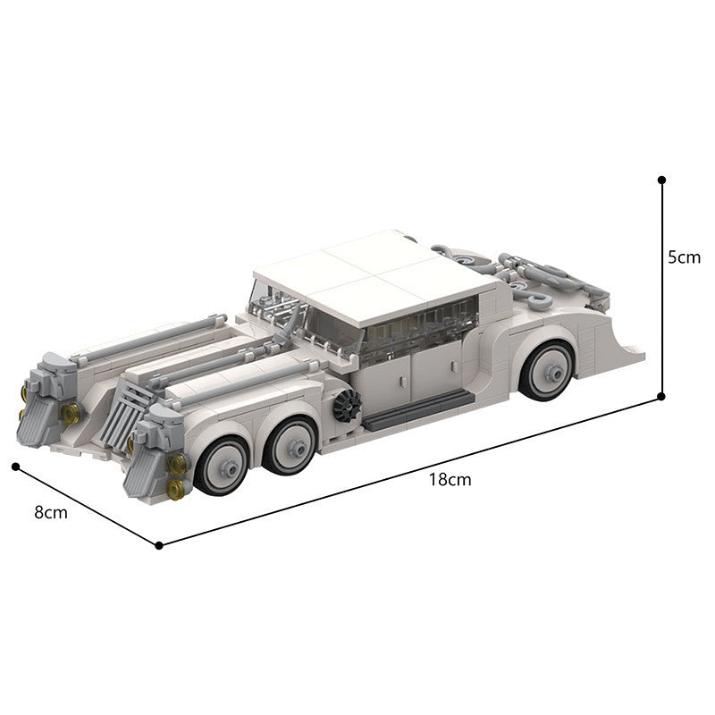 Extraordinary Gentleman Steampunk Car Building Kit | LEGO-Compatible MOC - 4