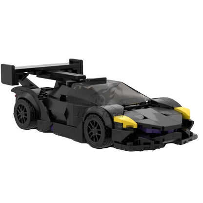 Extreme Aero Hypercar Building Kit | 8-Wide LEGO-Compatible MOC - 2