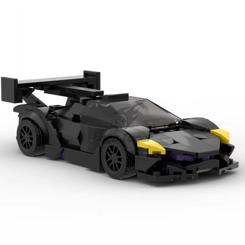 Extreme Aero Hypercar Building Kit | 8-Wide LEGO-Compatible MOC - 3