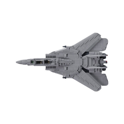 F-14 Fighter Aircraft MOC Building Kit | Large Scale Aviation Model - 5