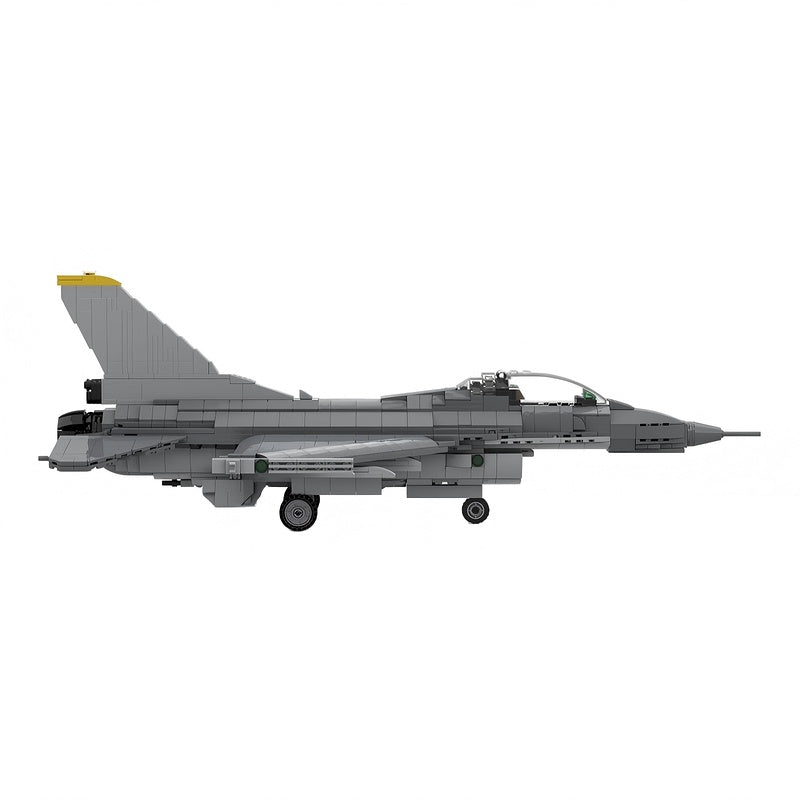 F-16C Block 70+ Fighter Jet MOC Building Kit | Military Aircraft Model - 1