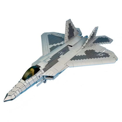 F-22 Raptor MOC Building Kit | 1:35 Scale Stealth Fighter Model - 3