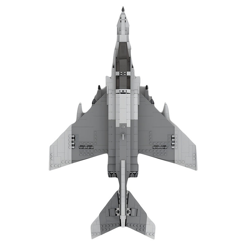 F-4G Wild Weasel Electronic Warfare Fighter Jet MOC Building Kit - 3