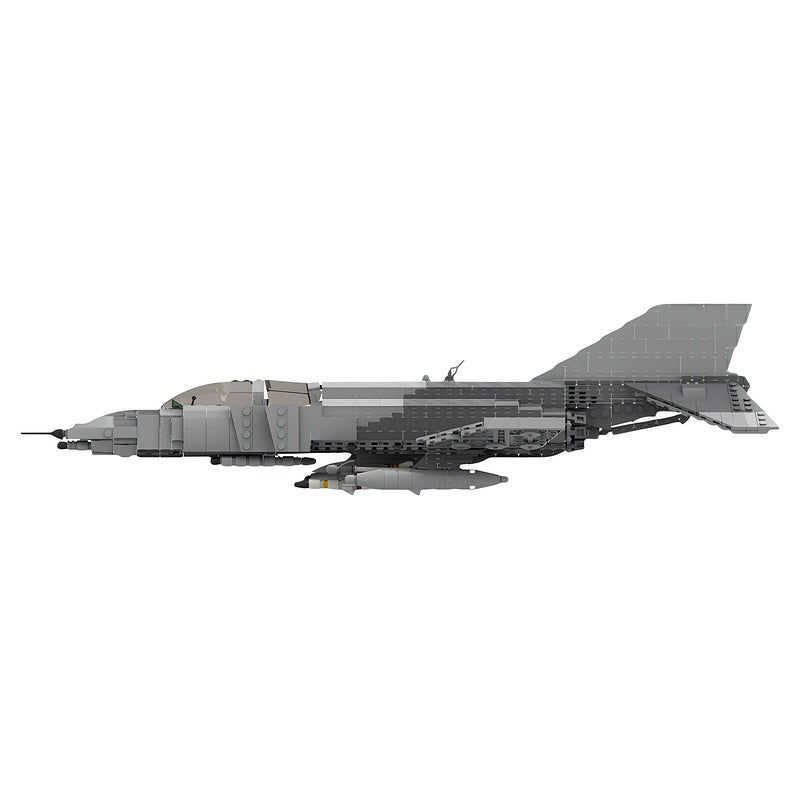 F-4G Wild Weasel Electronic Warfare Fighter Jet MOC Building Kit - 4
