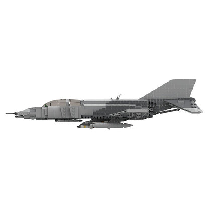 F-4G Wild Weasel Electronic Warfare Fighter Jet MOC Building Kit - 4