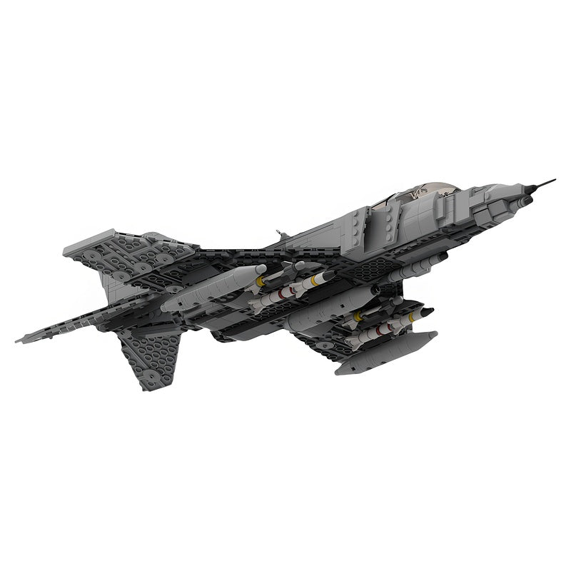 F-4G Wild Weasel Electronic Warfare Fighter Jet MOC Building Kit - 5