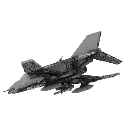 F-4G Wild Weasel Electronic Warfare Fighter Jet MOC Building Kit - 6