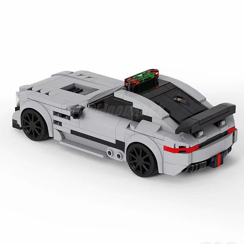 F1 Inspired Safety Car Building Kit | LEGO-Compatible MOC - 2