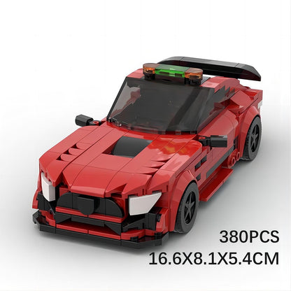 F1 Inspired Safety Car Building Kit | LEGO-Compatible MOC - 7