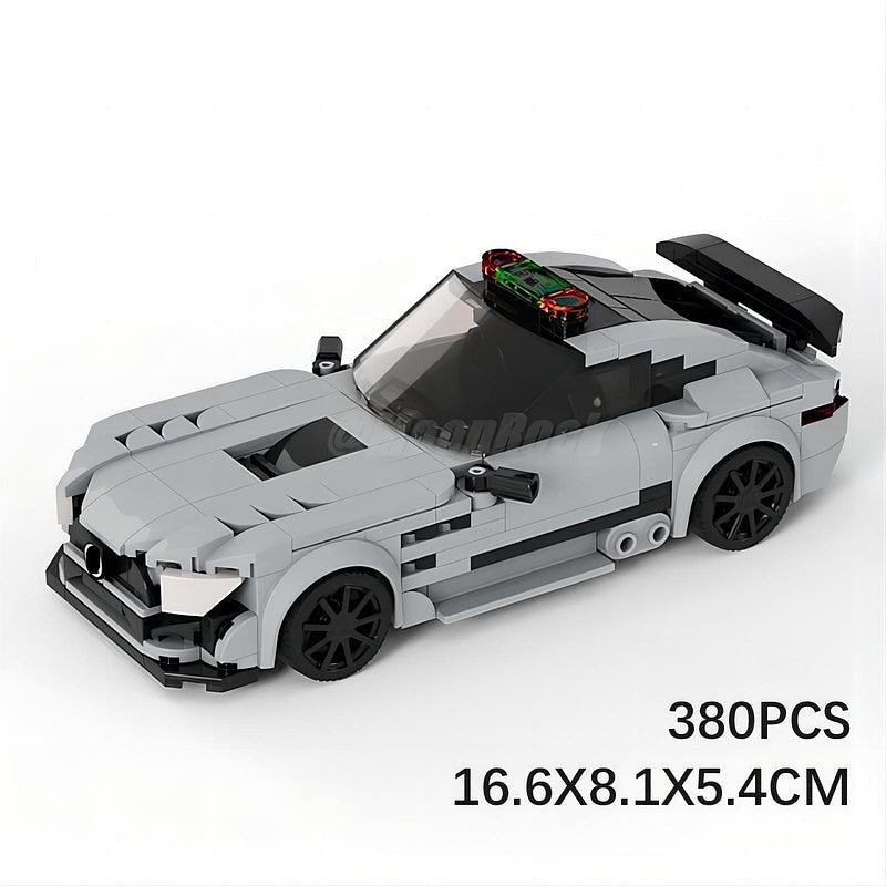 F1 Inspired Safety Car MOC Racing Vehicle Building Kit - 6