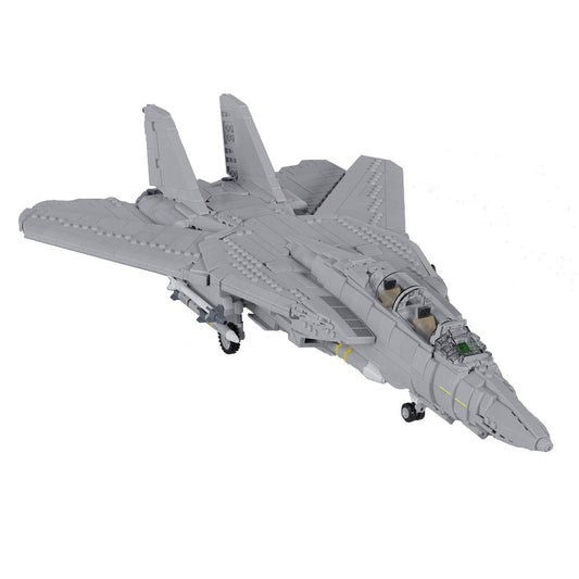 F14 Fighter Building Kit | Large Scale | LEGO-Compatible MOC - 1