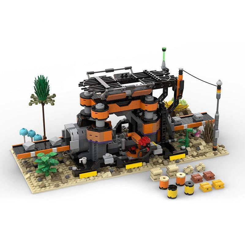 Factory Constructor MOC Building Kit | Industrial Factory Display Model - 1