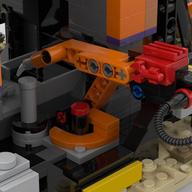 Factory Constructor MOC Building Kit | Industrial Factory Display Model - 4