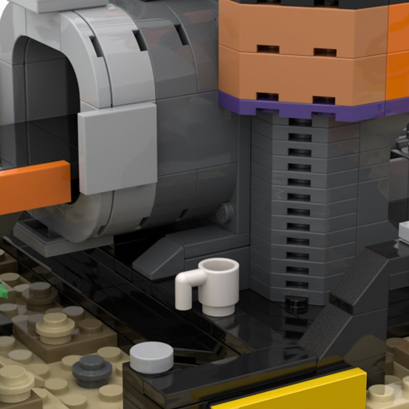 Factory Constructor MOC Building Kit | Industrial Factory Display Model - 5