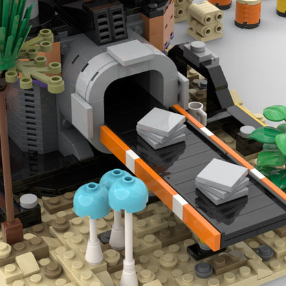 Factory Constructor MOC Building Kit | Industrial Factory Display Model - 6