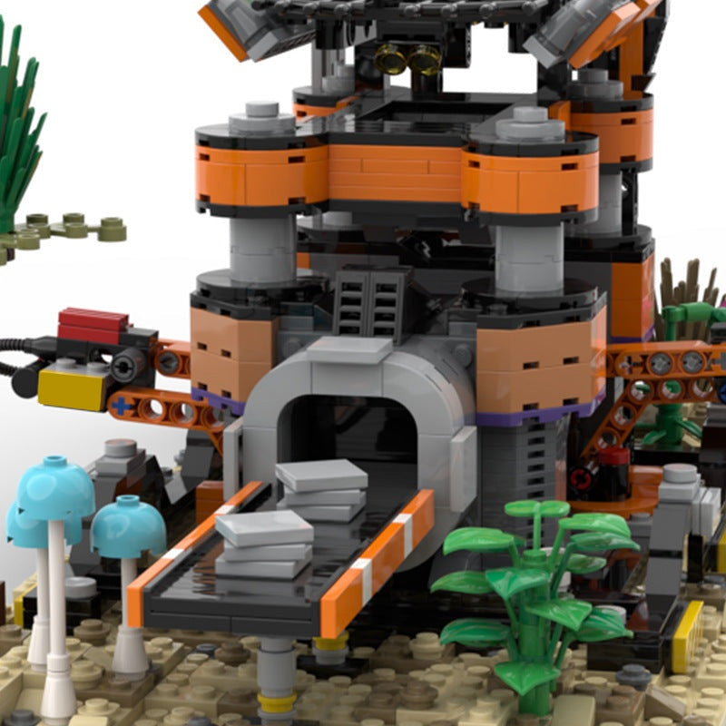 Factory Constructor MOC Building Kit | Industrial Factory Display Model - 8