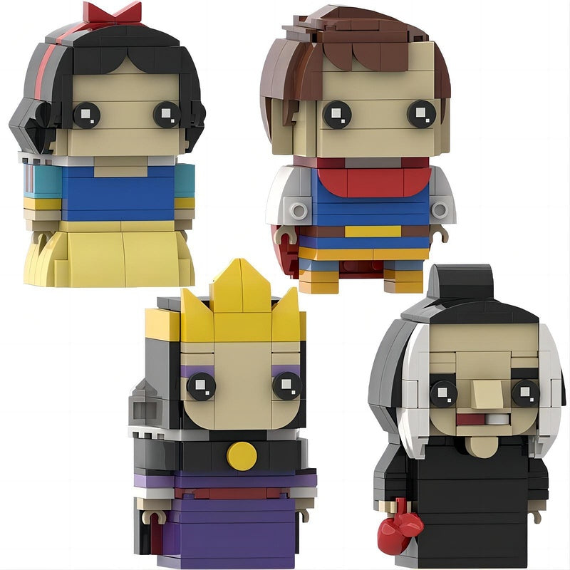 Fairy Tale Princess BrickHeadz Building Kit | LEGO-Compatible MOC - 1