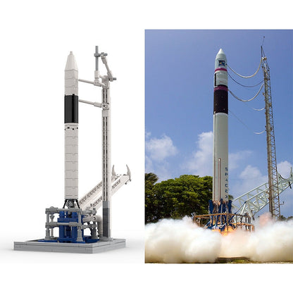 Falcon 1 Rocket & Launch Pad MOC Building Kit | Space Display Model - 4
