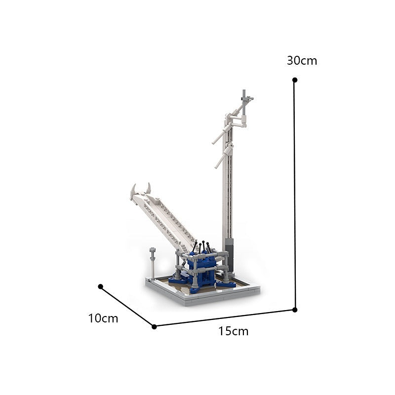 Falcon 1 Rocket & Launch Pad MOC Building Kit | Space Display Model - 5