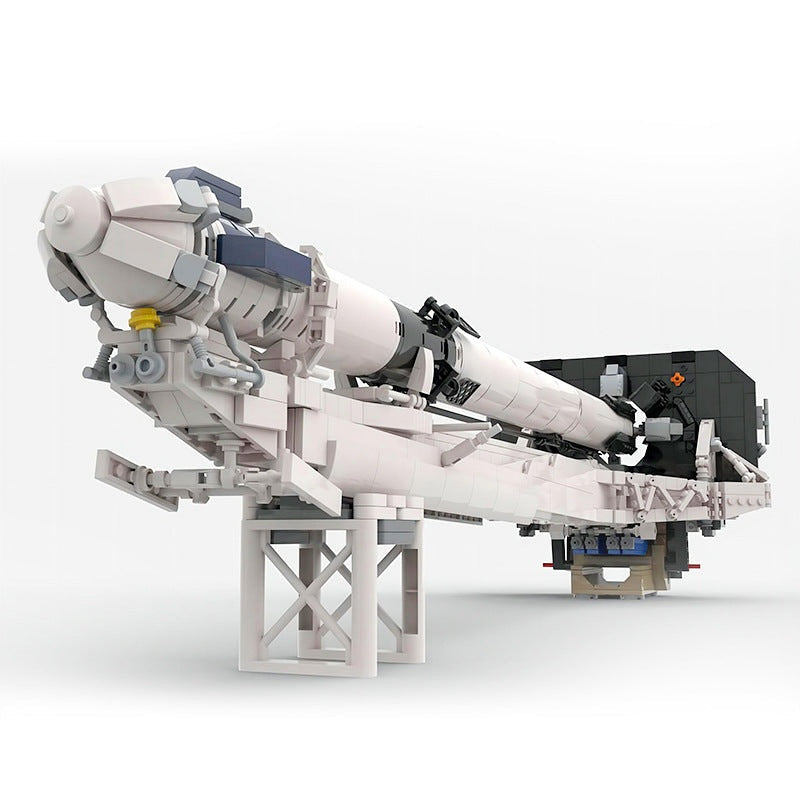 Falcon 9 MOC Rocket Launch Tower Building Kit | 1:110 Scale Model - 1