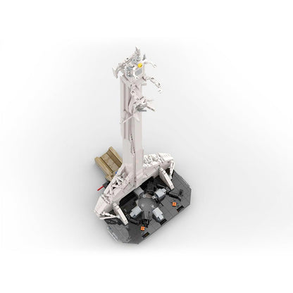 Falcon 9 MOC Rocket Launch Tower Building Kit | 1:110 Scale Model - 6