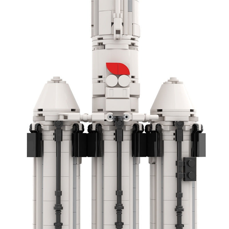 Falcon 9 Rocket MOC Building Kit | 1:110 Scale Launch Vehicle - 3