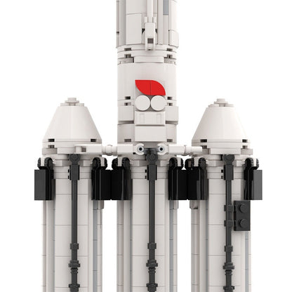 Falcon 9 Rocket MOC Building Kit | 1:110 Scale Launch Vehicle - 3