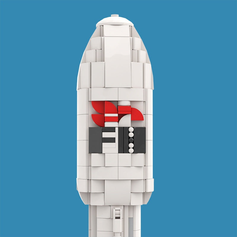 Falcon 9 Rocket MOC Building Kit | 1:110 Scale Launch Vehicle - 5