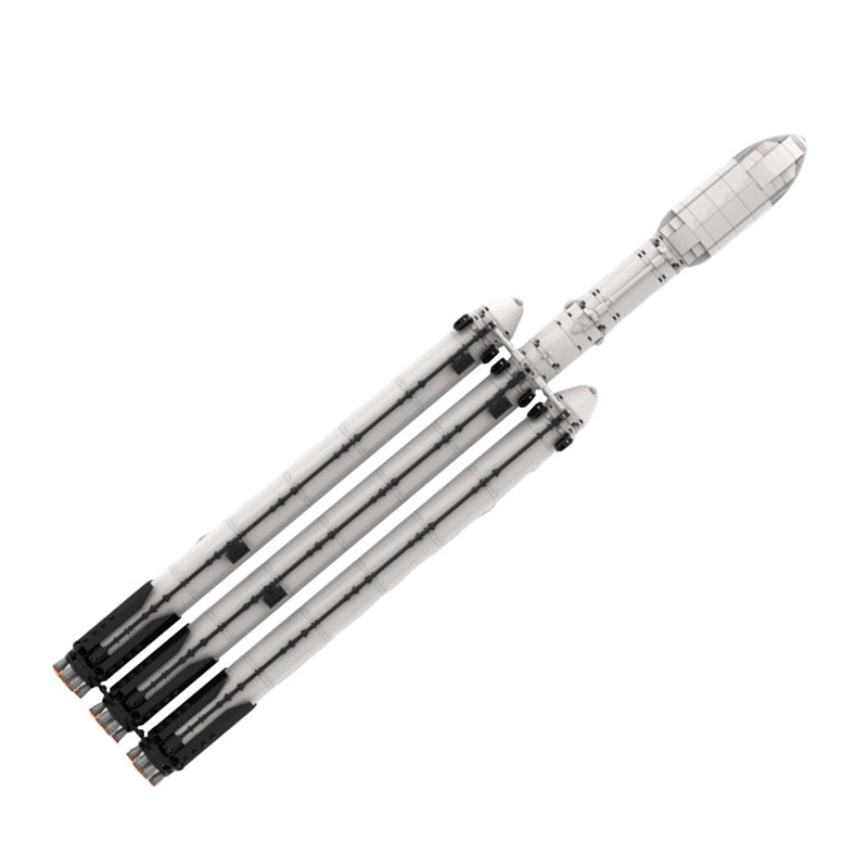 Falcon Heavy Building Kit | LEGO-Compatible MOC - 1