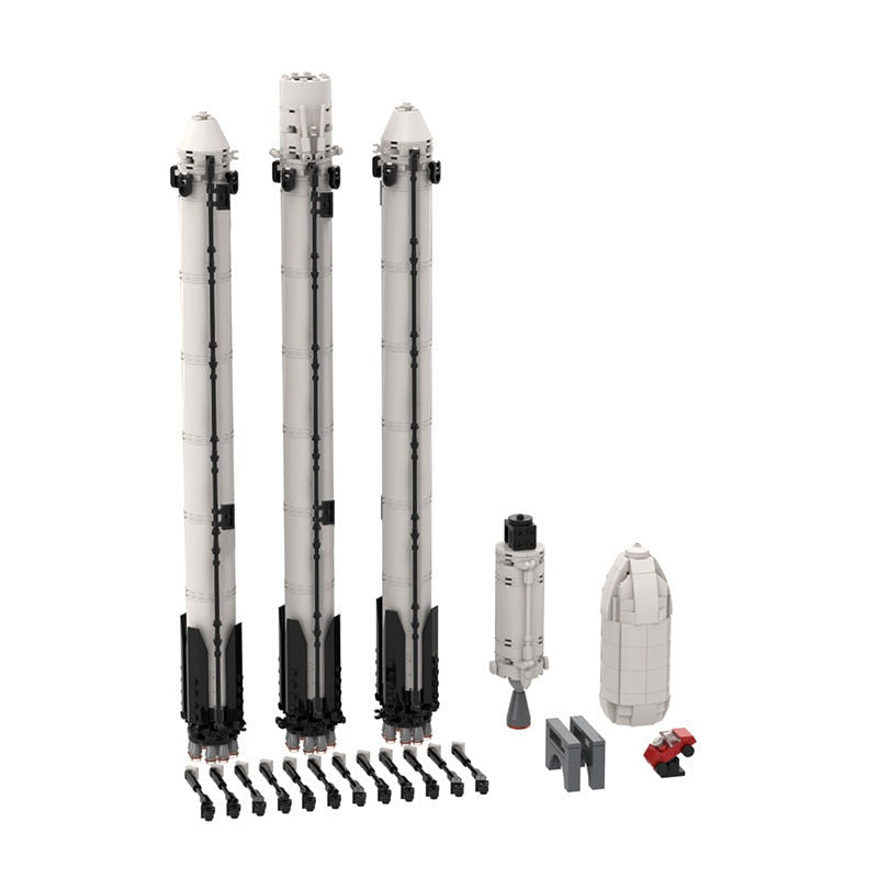 Falcon Heavy MOC Rocket Building Kit | Space Launch Vehicle Model - 2