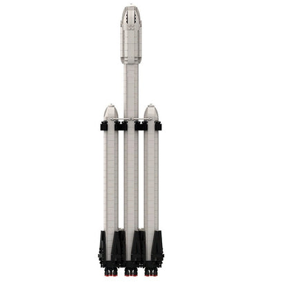 Falcon Heavy Style MOC Rocket Building Kit | Space Exploration Model - 3