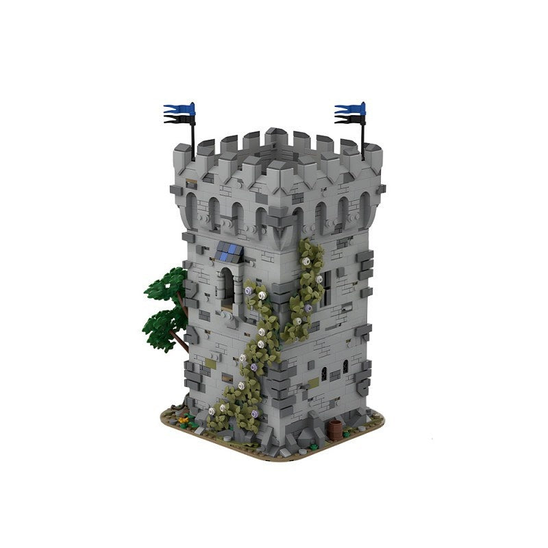Falcon Outpost Building Kit | Medieval Fortress LEGO-Compatible MOC - 2