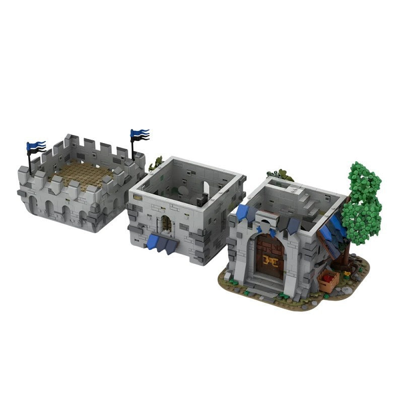 Falcon Outpost Building Kit | Medieval Fortress LEGO-Compatible MOC - 3