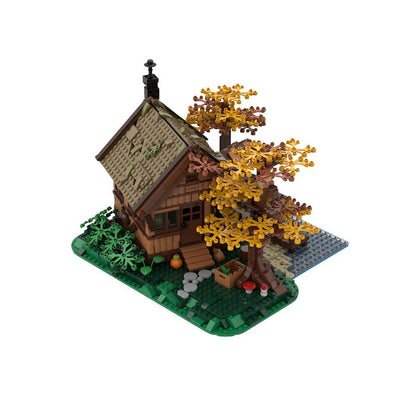 Family Cabin MOC Building Kit | Rustic Woodland House Architecture - 2