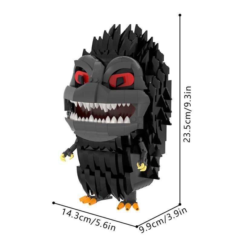Fanged Alien Monster MOC Building Kit | Furry Horror Creature Model - 2