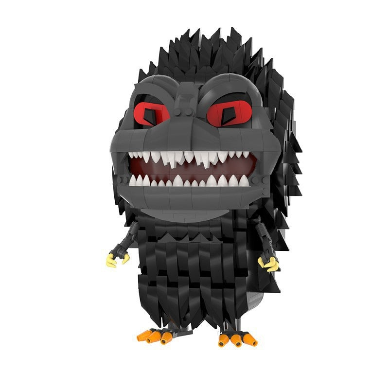 Fanged Alien Monster MOC Building Kit | Furry Horror Creature Model - 3