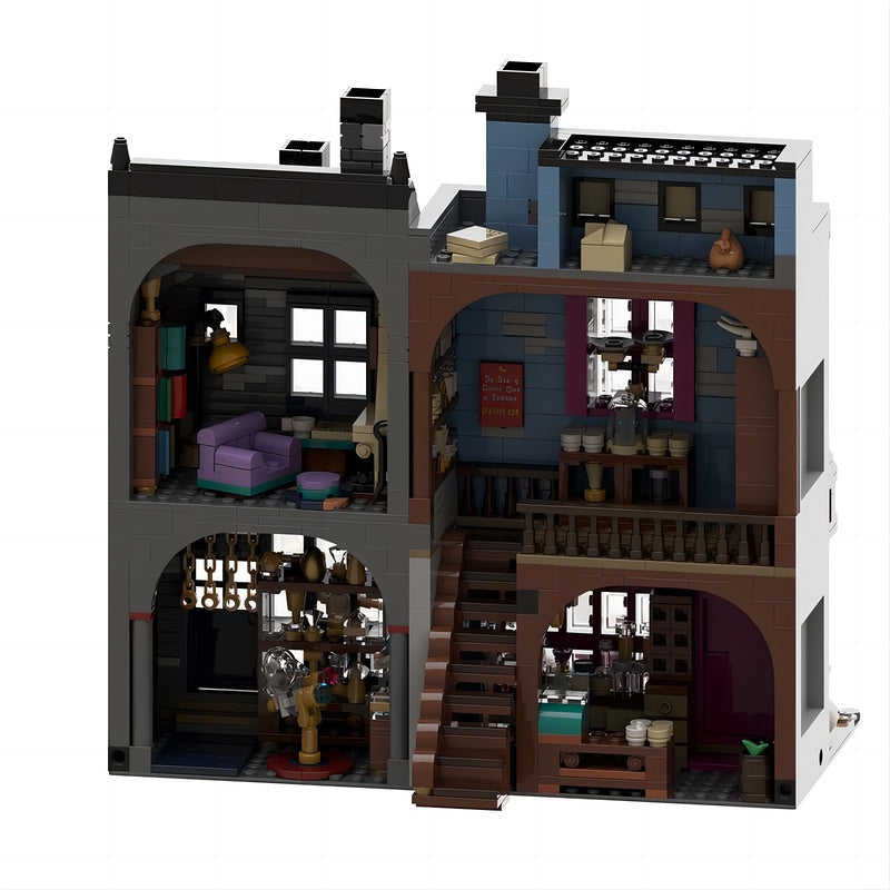 Fantasy Apothecary Shop MOC Building Kit | Magical Storefront Model - 3
